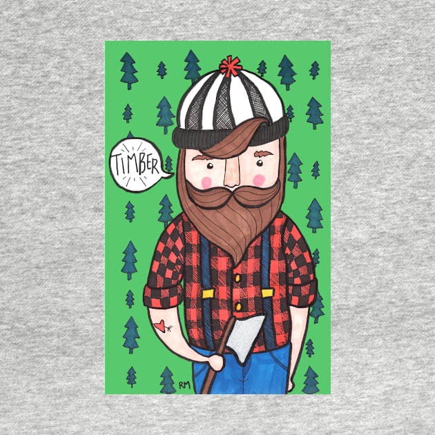 Timber Lumberjack by RuthMCreative